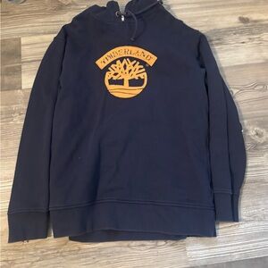 Timberland Blue and Orange Sweatshirt Hoodie